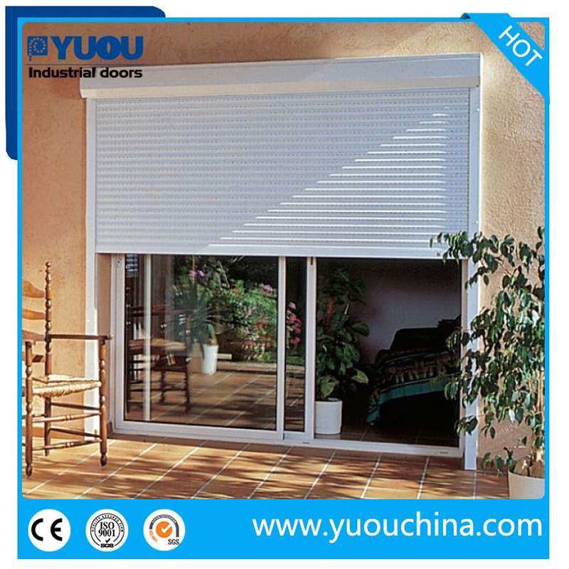 White Outdoor Installed Aluminium Window Roller Shutter