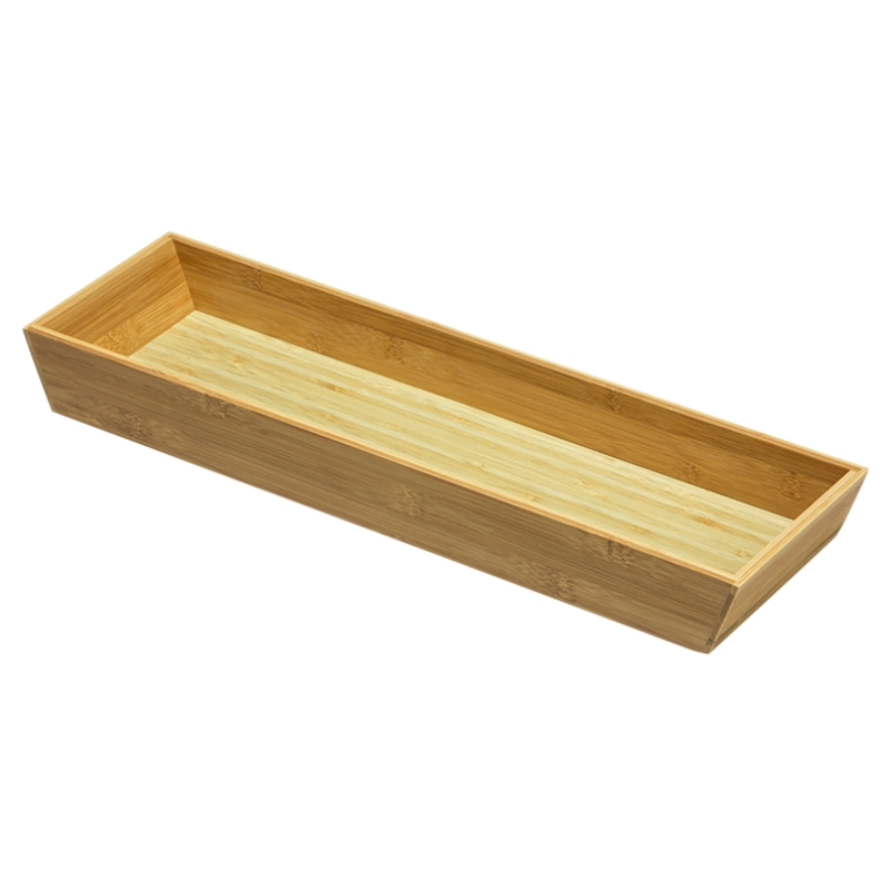 Bamboo Storage Bins Set Storage Baskets Sundry Closet Cabinet Shelf Box Crates Kitchen Food Container