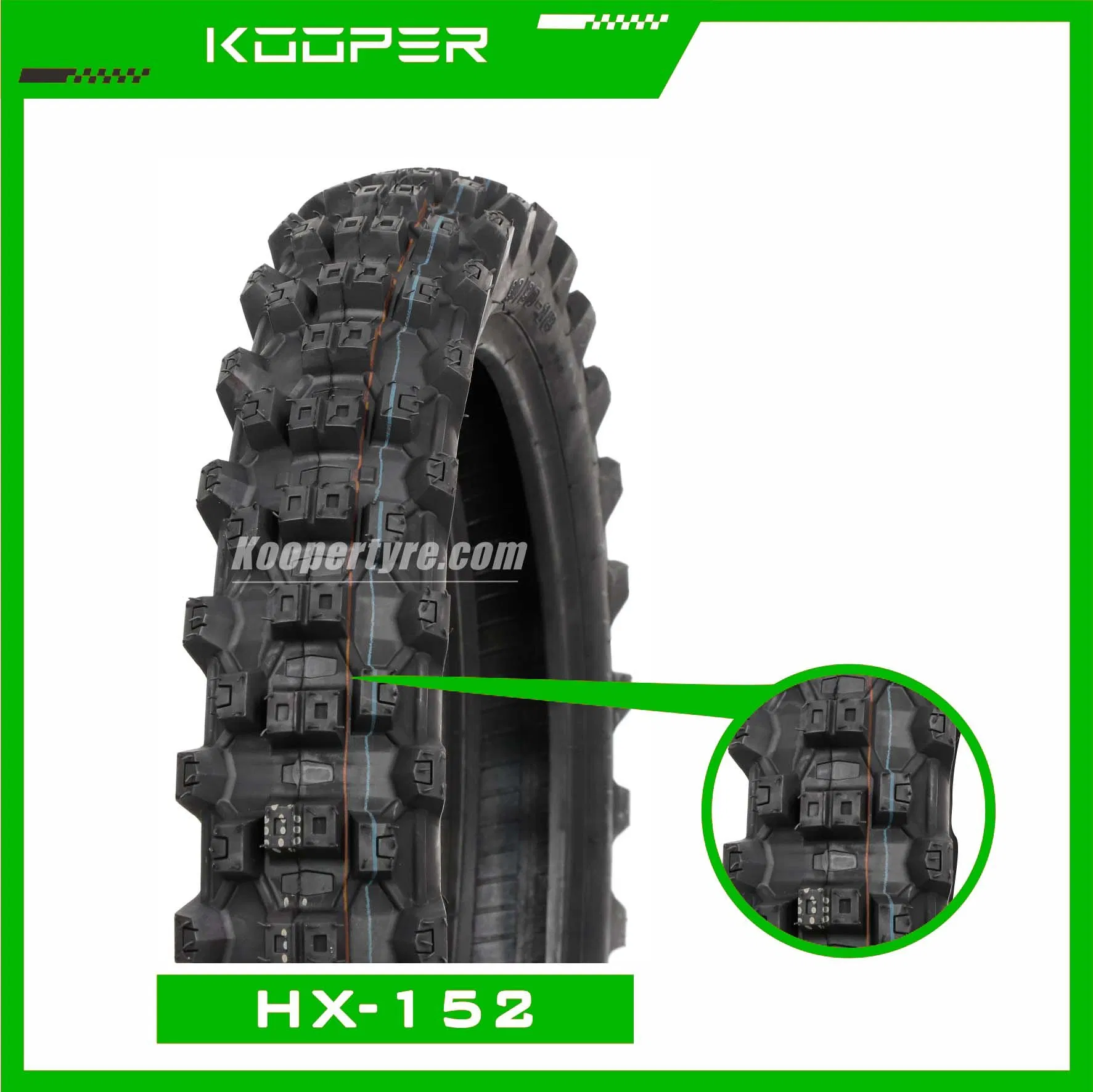 Durable Performance Motorcycle Tire Tubeless Set (110/90-16)