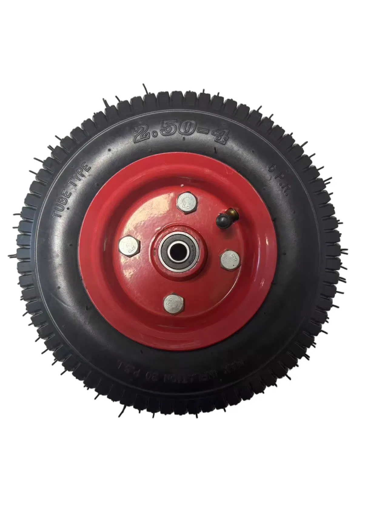 10 Inch Lawn Mower Tire Lawn Pattern, 2.50-4 Customizable, Inflatable Wheel