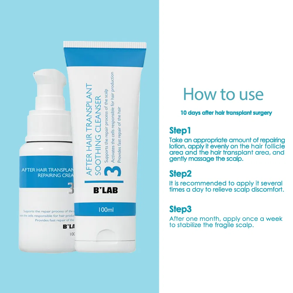 Natural Mint Camphor Head Scalp Care After Hair Transplant Repairing Cream