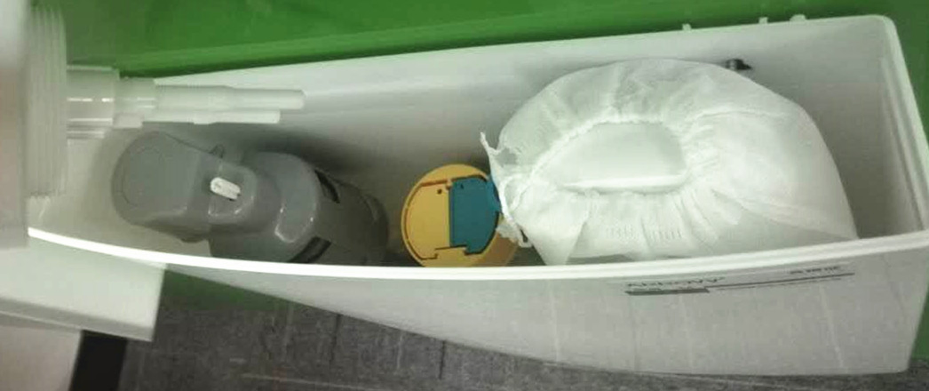 Flush Mechanism for Ceramic Bowl