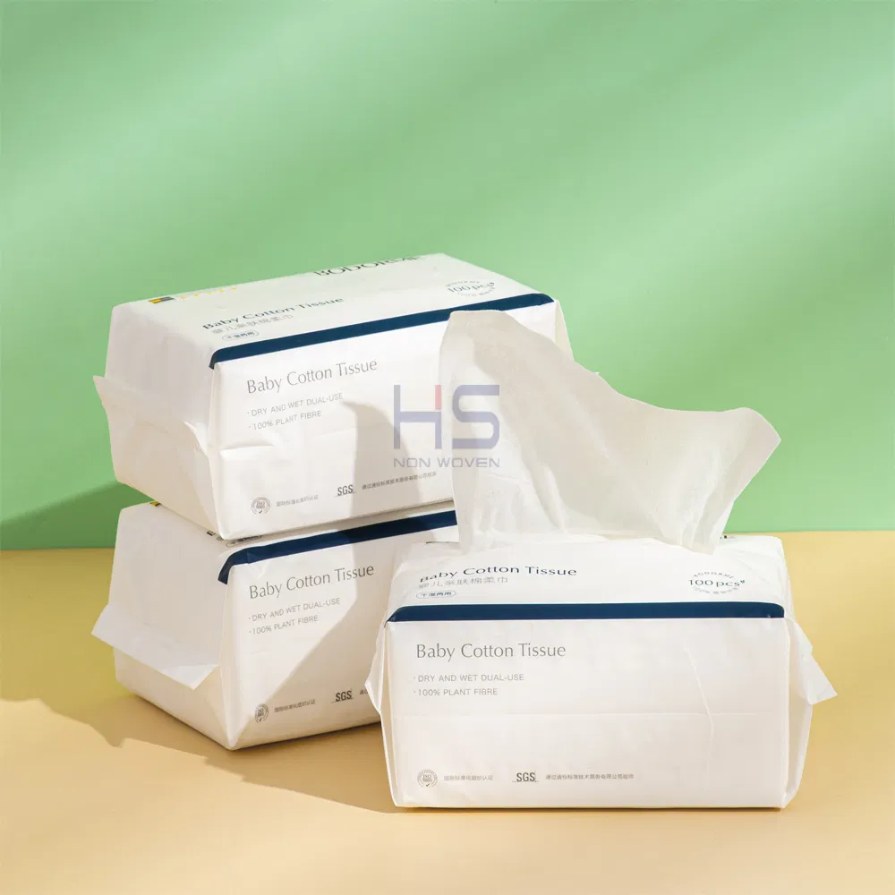 Nonwoven Dry Wipes 100% Rayon Dry Towels