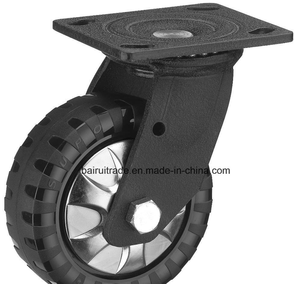 6 Inch PU Castor Rubber Caster Wheel for Scaffolding