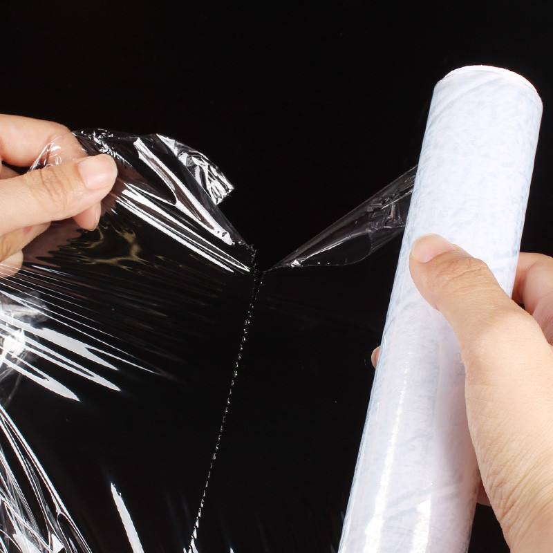 Food Grade PVC Cling Film Roll Soft Wrap for Moisture-Proof Food
