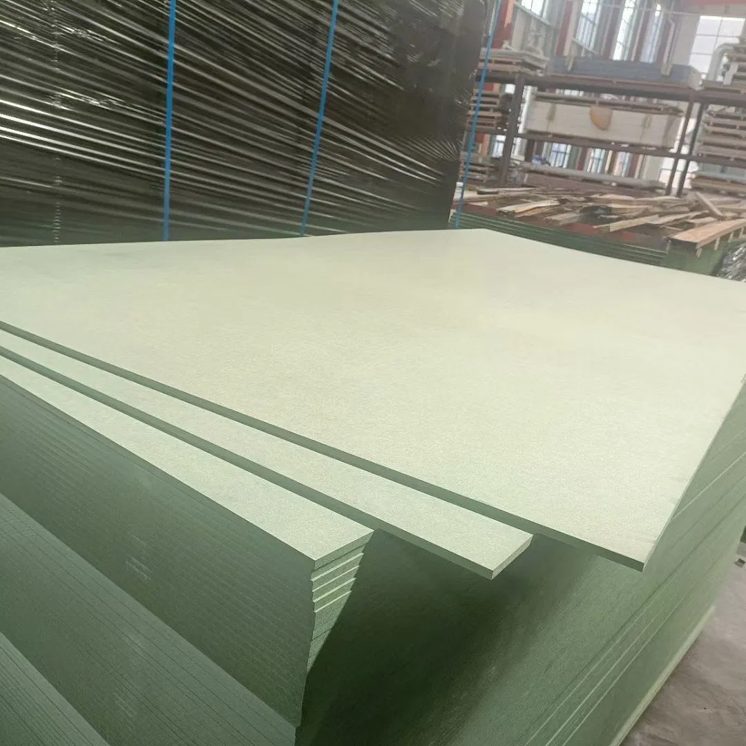 Moisture/Flame Resistant Plain&Melamine Faced Green Mr MDF Boards