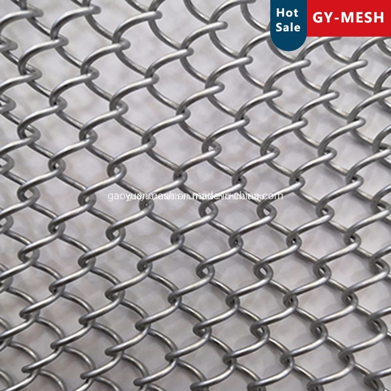 Decorative Wire Mesh/Chain Link Fence/Chain Link Mesh Meta Coil Drapery