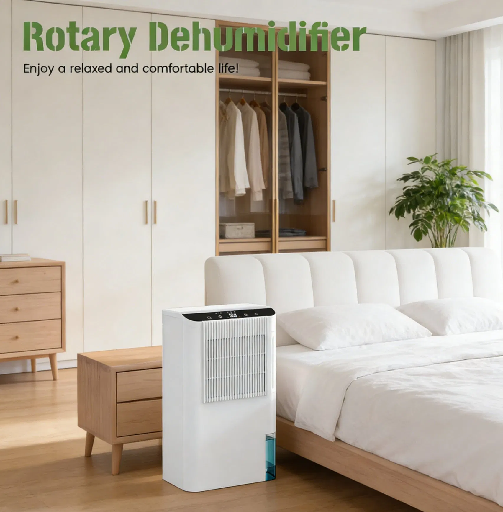 Full House Drying Solution: Low Noise Rotary Dehumidifier