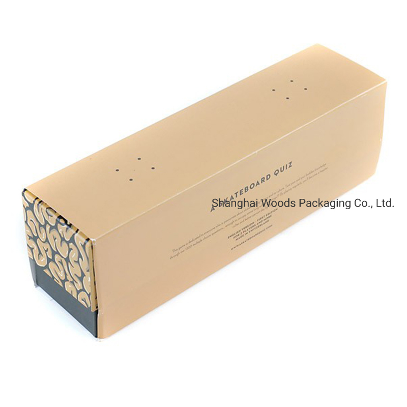 Brown Hard Carton Plus Rectangle Corrugated Paper Packaging Cardboard Shipping Gift Skateboard Box