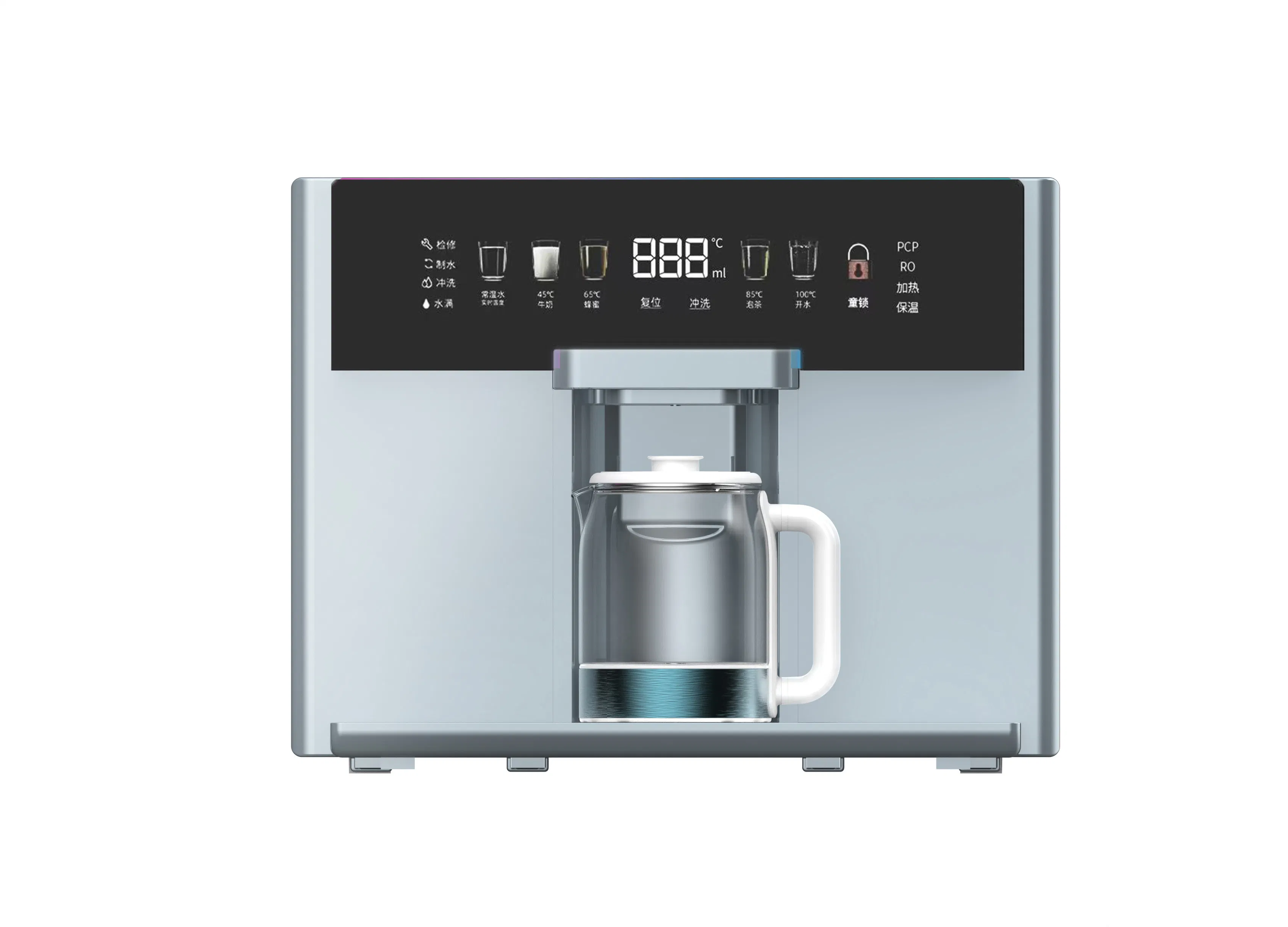Home Appliances 100gpd RO System Countertop Hot Cold Water Dispenser
