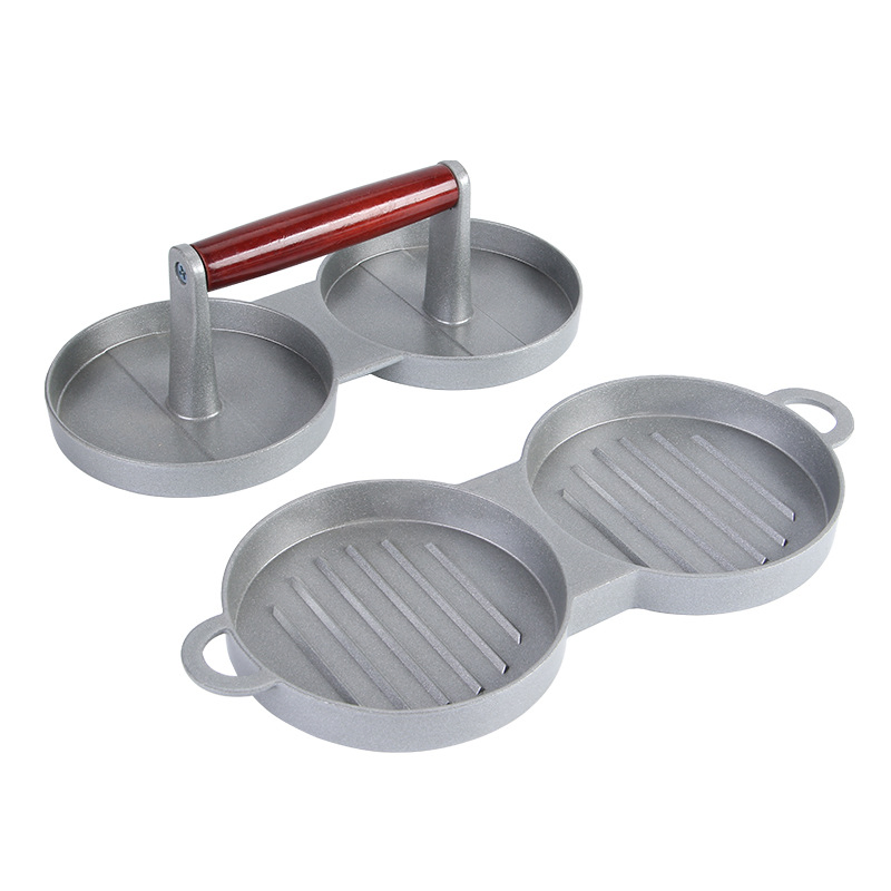 Hamburger and Steak Meat Press Barbecue Roasted Metal Patty Press Cooking Board Utensils
