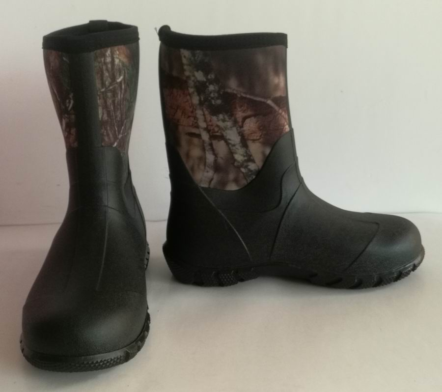 Comfortable Man Neoprene Boots, Cheap Menfolk Keep Warm Neoprene Boots, Camo Neoprene Man's Boots, Outdoors Male Neoprene Shoes, Hunting Camo Neoprene Boot