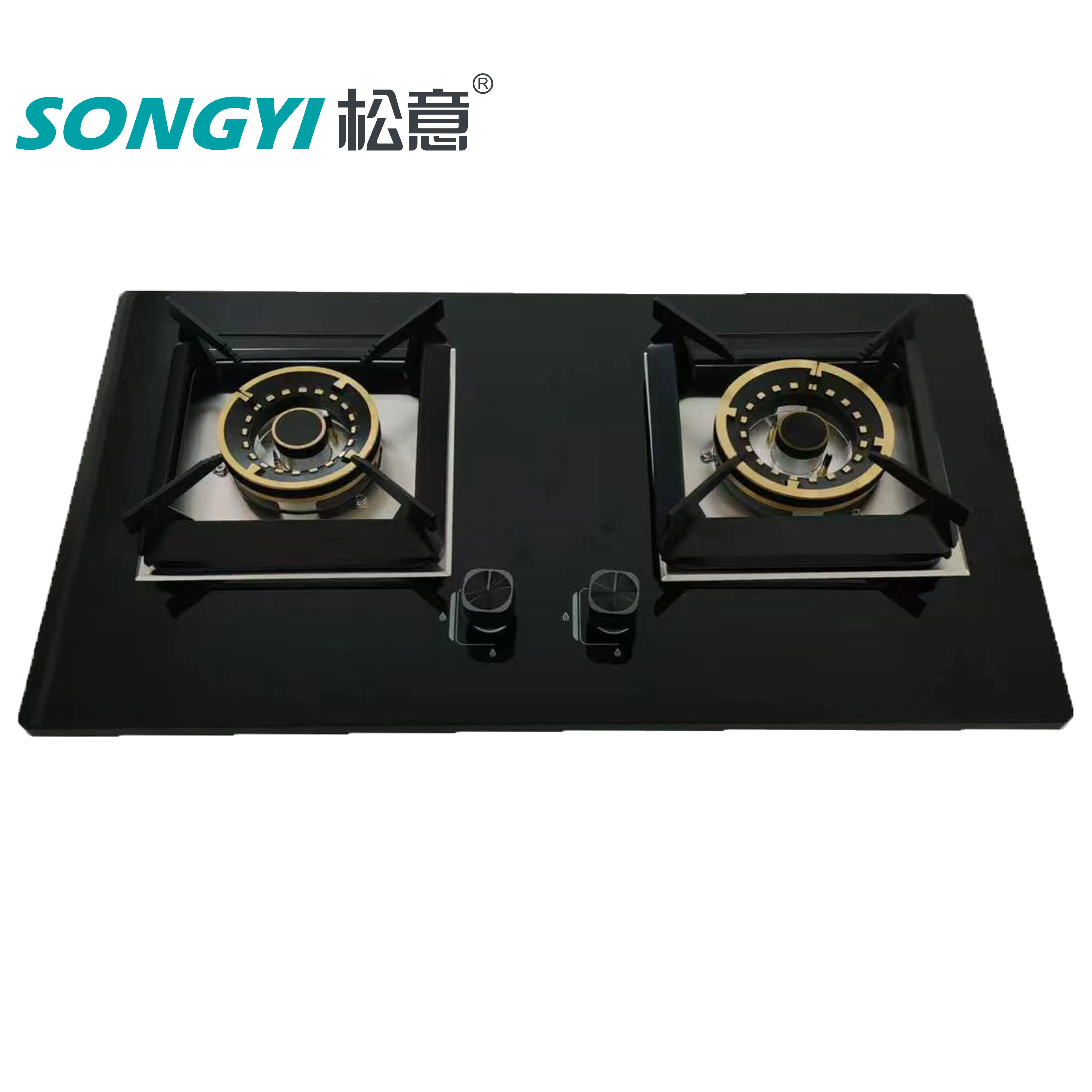 Kitchen Appliance Built-in Gas Cooker LPG Smart Timer Gas Stove Stainless Steels Burner for Home with Pulse Ignition