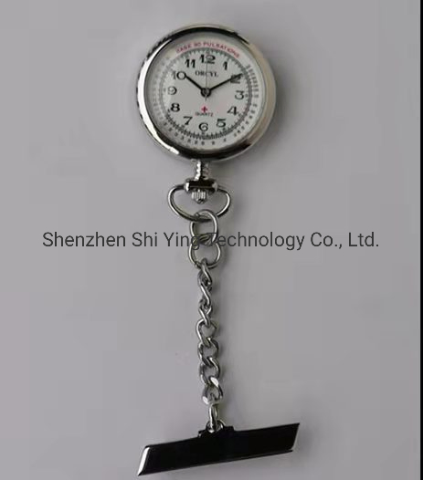 Best Medical Stainless Steel Nurses Brooch Pin Watch with Japan Movt