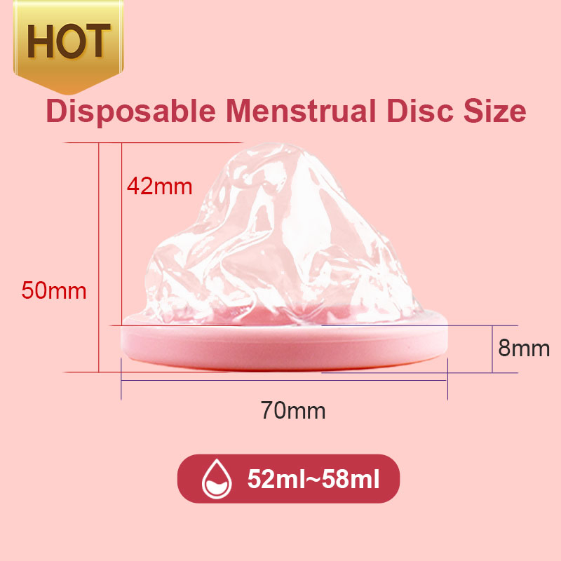 Low Price Female Disposable Menstrual Period Disc Women's Menstrual Cup and Disc Disposable Menstrual Disc
