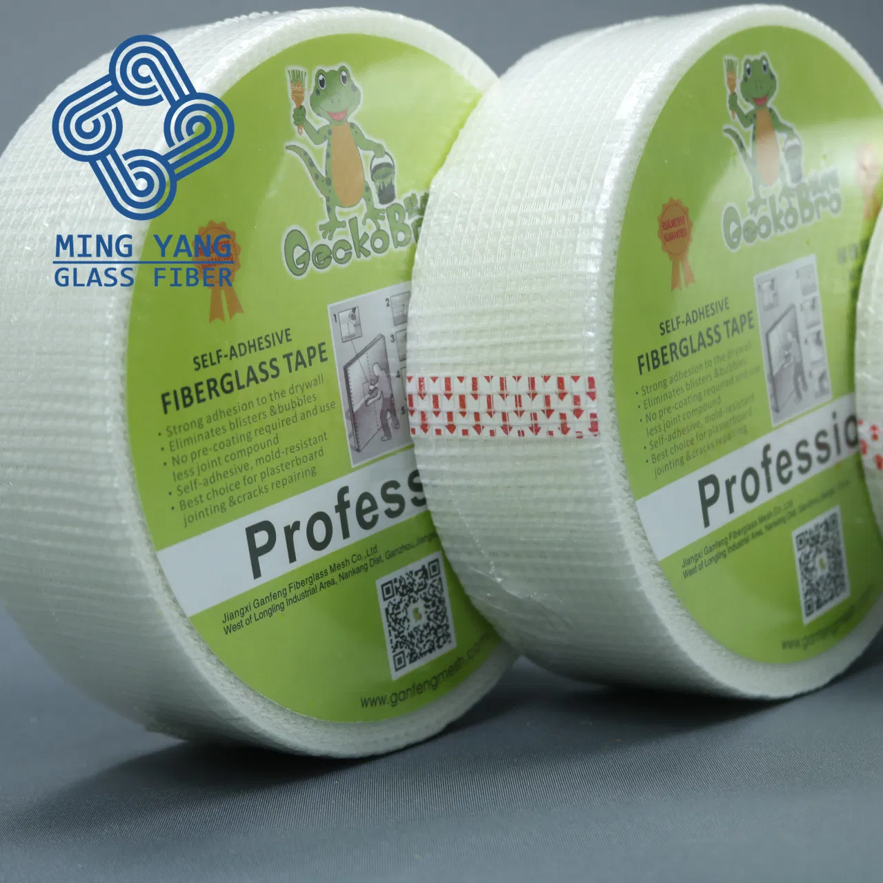ISO Approved Fiberglass Adhesive Tape 8X8 65GSM