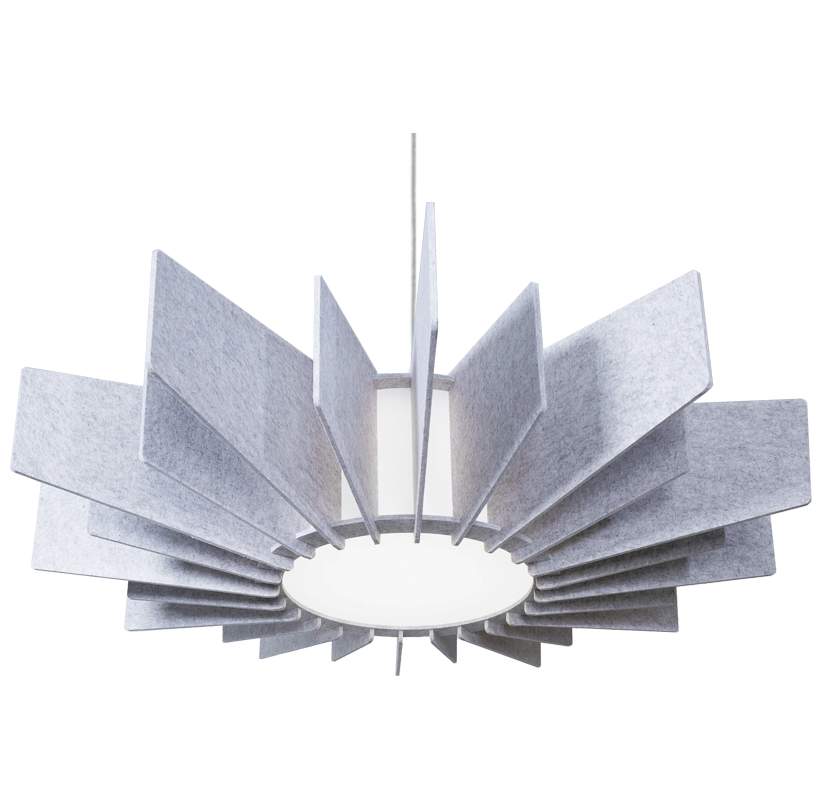 Polyester Fiber Acoustic Lamp for Decoration