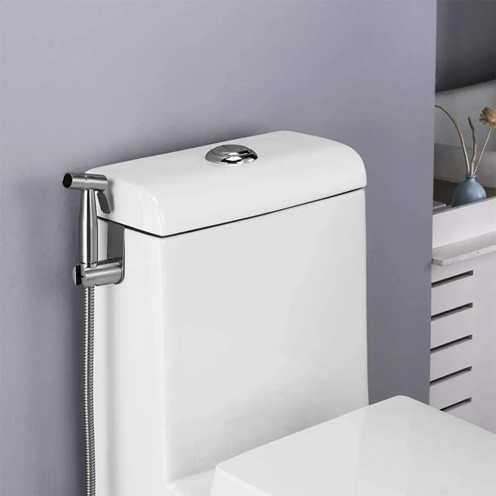 Handheld Bidet Toilet Sprayer Stainless Steel Wall or Toilet Mount
