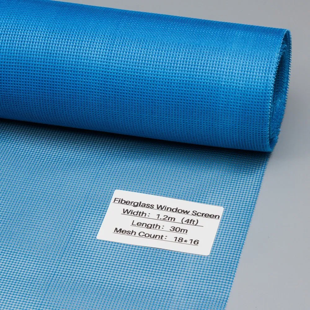 China Factory 18X16 16X14 14X14 Fiberglass Polyester Fly Mosquito Net Window Screen Mesh