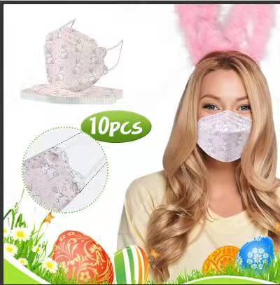 Colorful Fashion Particulate Disposable Face Mask Non-Woven Fabric Fish Mask