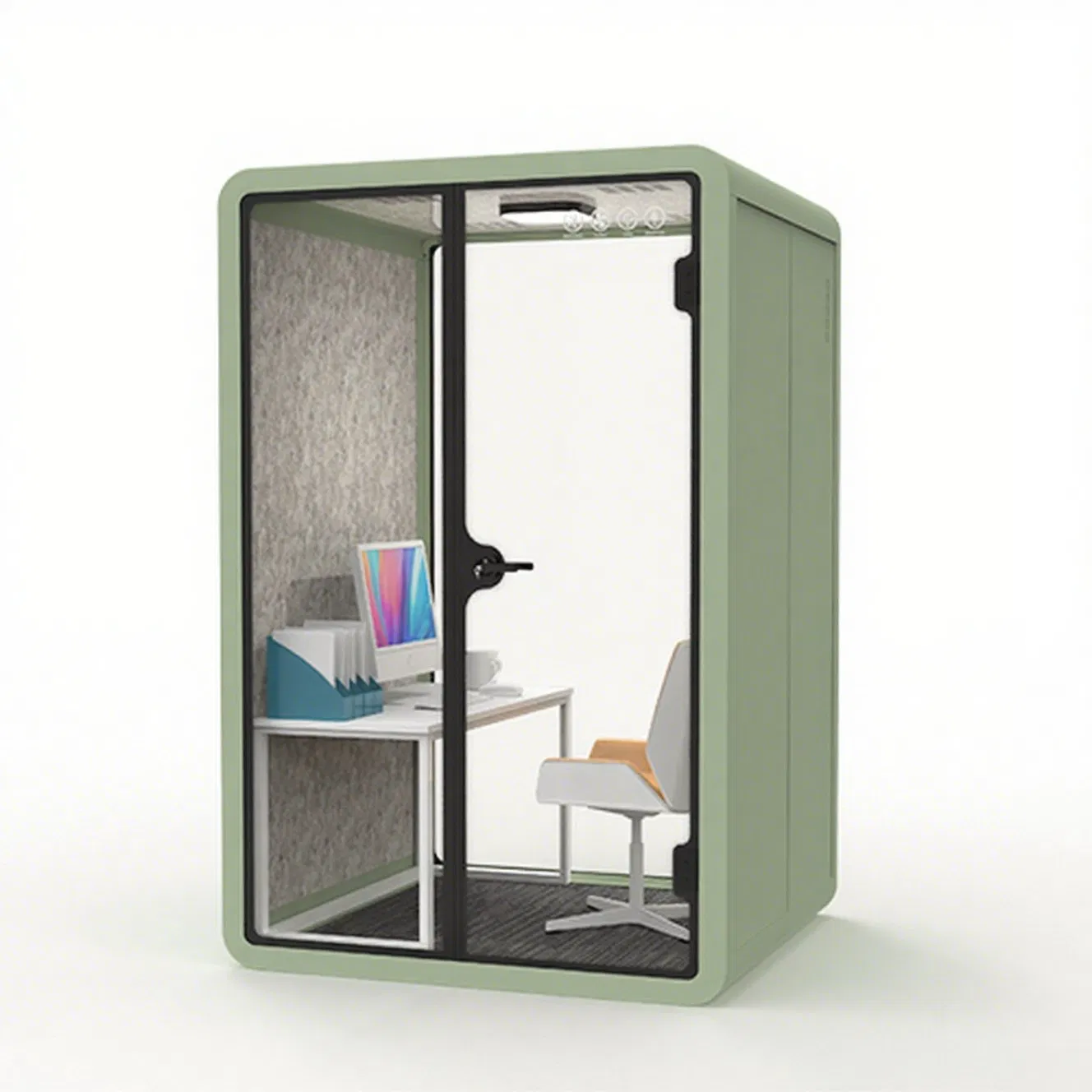 Customized Soundproof Office Used Phone Pod 2 Persons Soundproof Booth