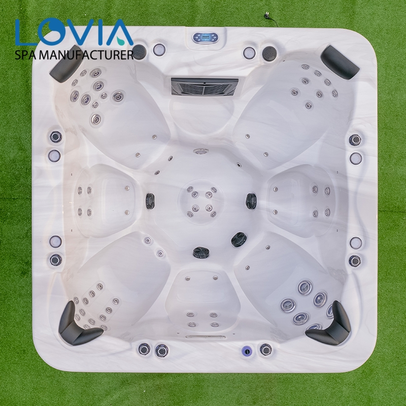 Luxury Acrylic Balboa System 7 Person Hot Tub Hydro Massage Whirlpool SPA Bathtub