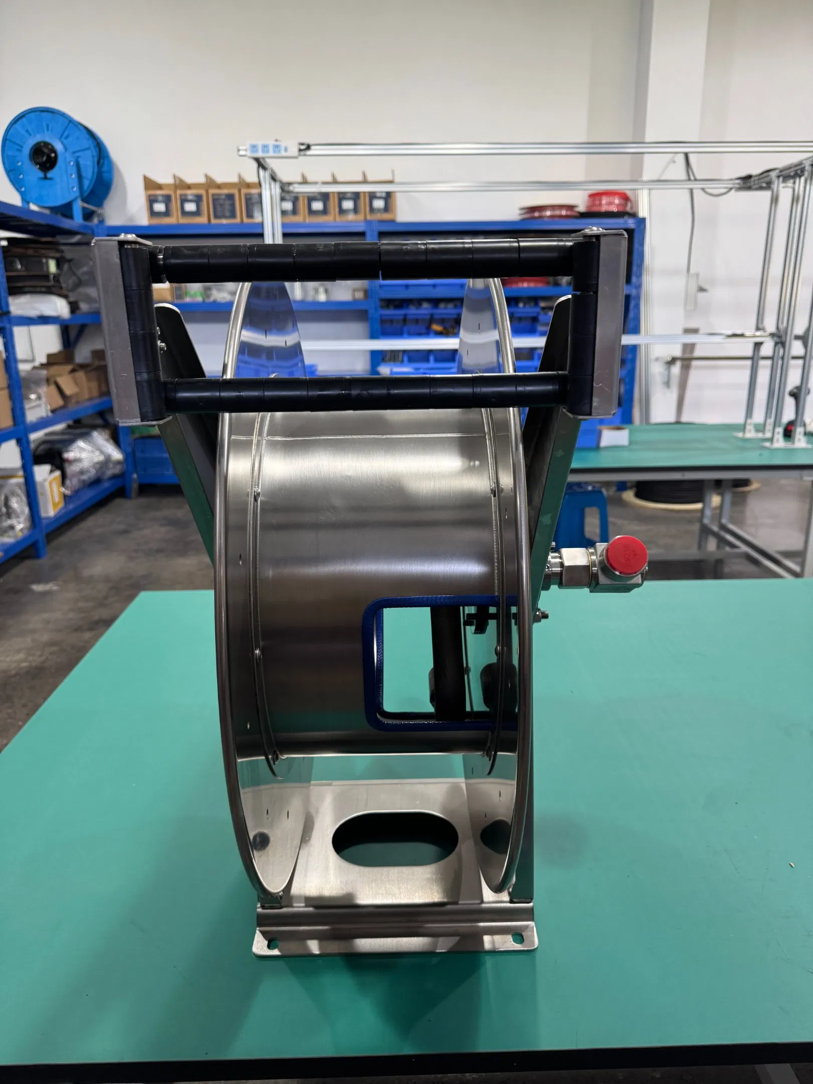 1 Inch Auto Rewind Stainless Steel Spring Hose Reel