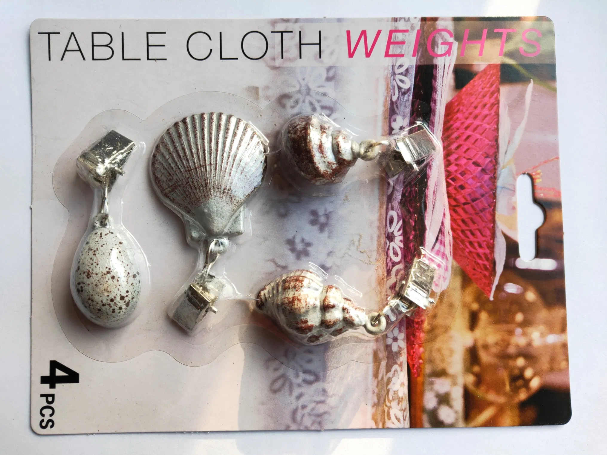 Multiple Styles Decorative Zinc Alloy Table Cloth Clips