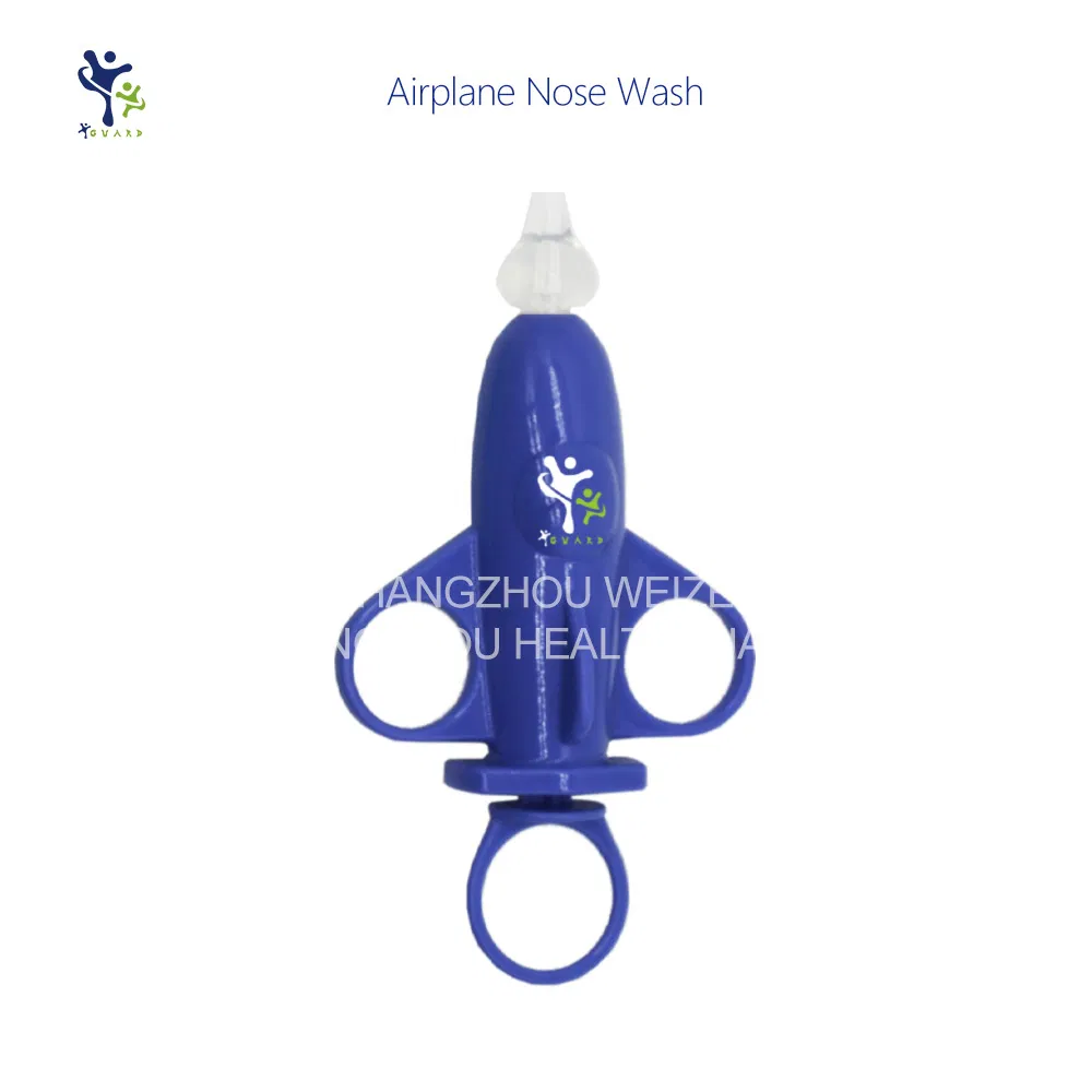 CE Baby Nose Wash Syringe Type Plane 3-Ring Design Aspirator Saline Nasal Irrigator