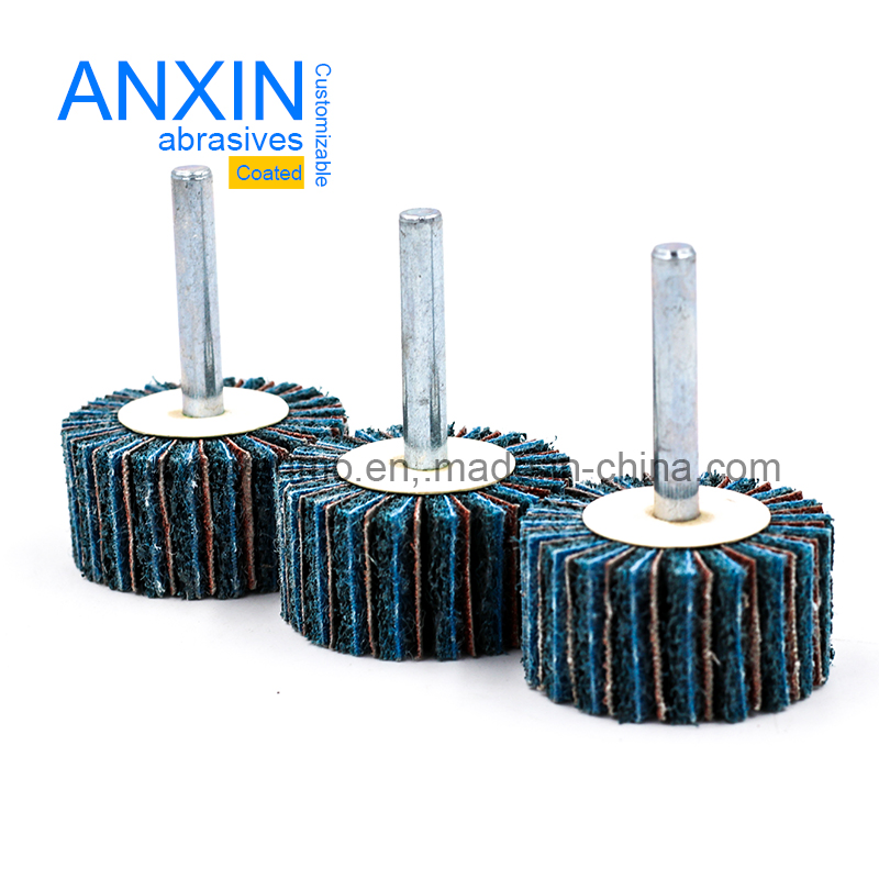 Нейлоновый лепестковый круг с абразивной тканью для металла