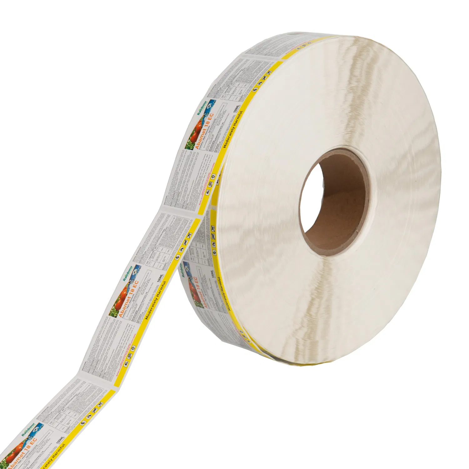 Factory Direct Rolled Self Adhesive Packaging Sticker Label