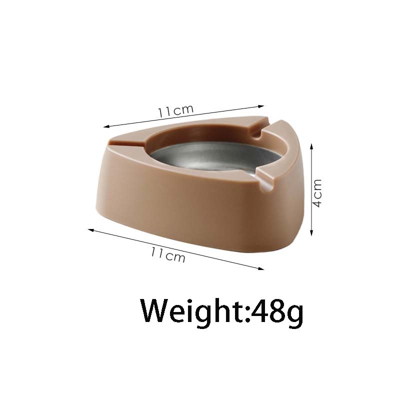 Smoking Accessories Customized Stainless Steel Ashtrays in Various Styles 48g Wholesale Factory