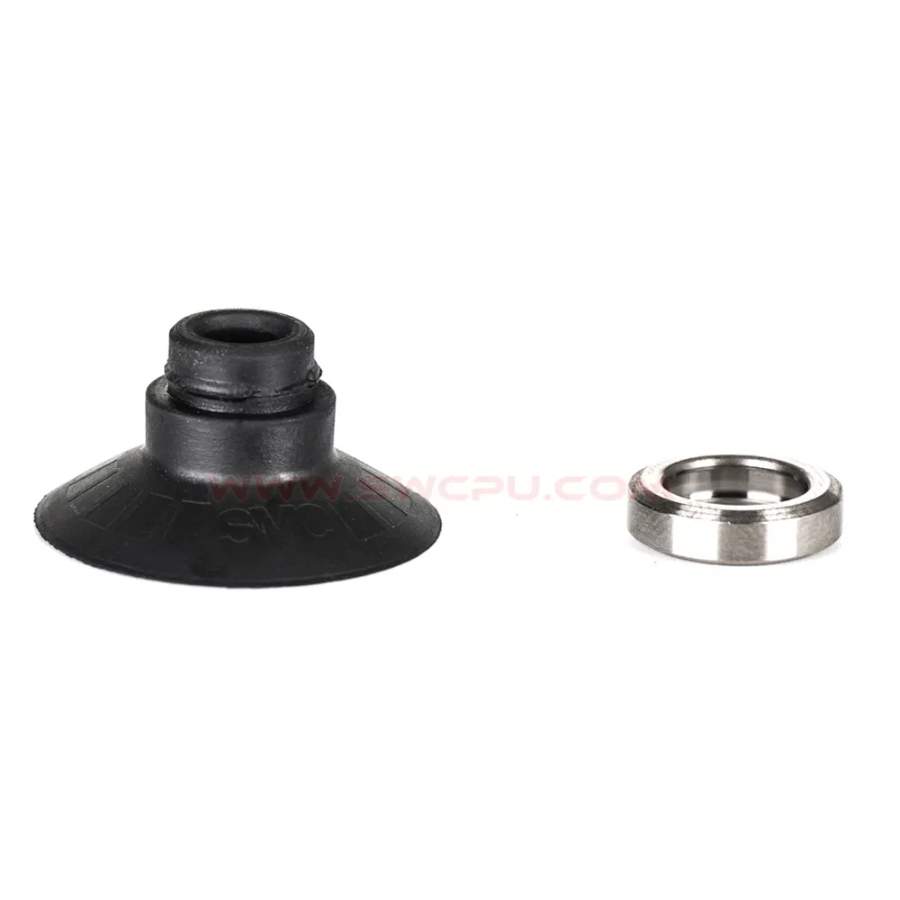 Quality Assurance Metal Threaded Soft Rubber Suction Cup
