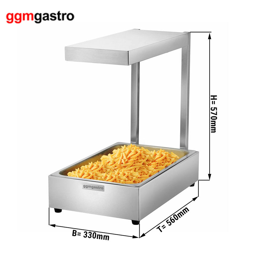 French Fries Warmer/Chips Display Warmer