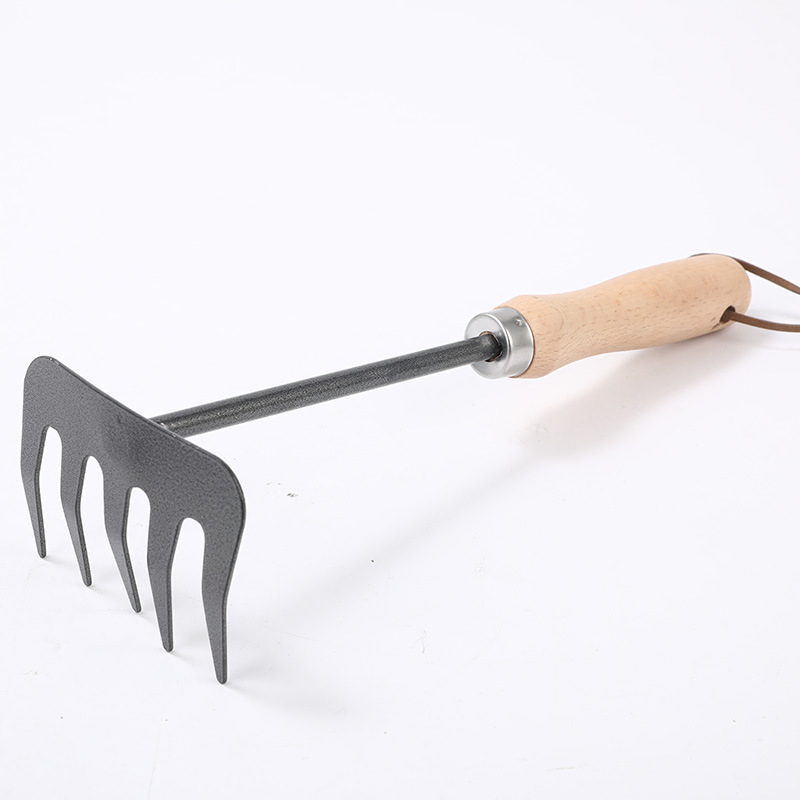 Garden Tool Set 8-Piece Stainless Steel with Soft Rubberized Non-Slip Handle