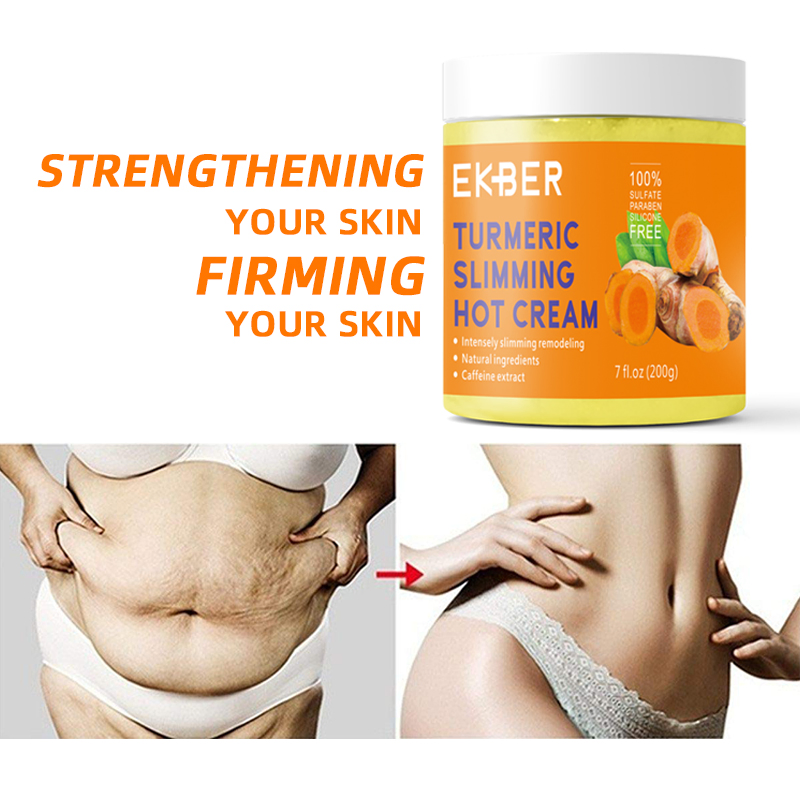 Private Label Anti- Cellulite Nourishing Burning Turmeric Slimming Cream