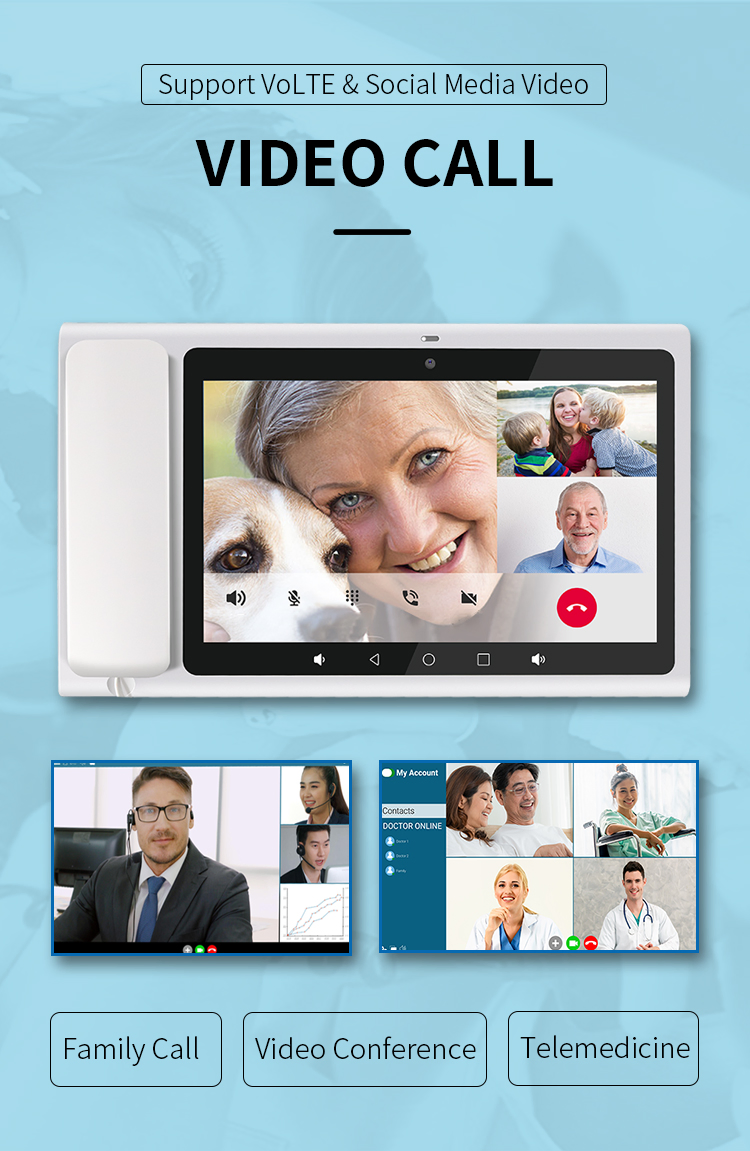 4G Android 10 Cordless Telephone with Color Dislpay with WiFi Hotspot