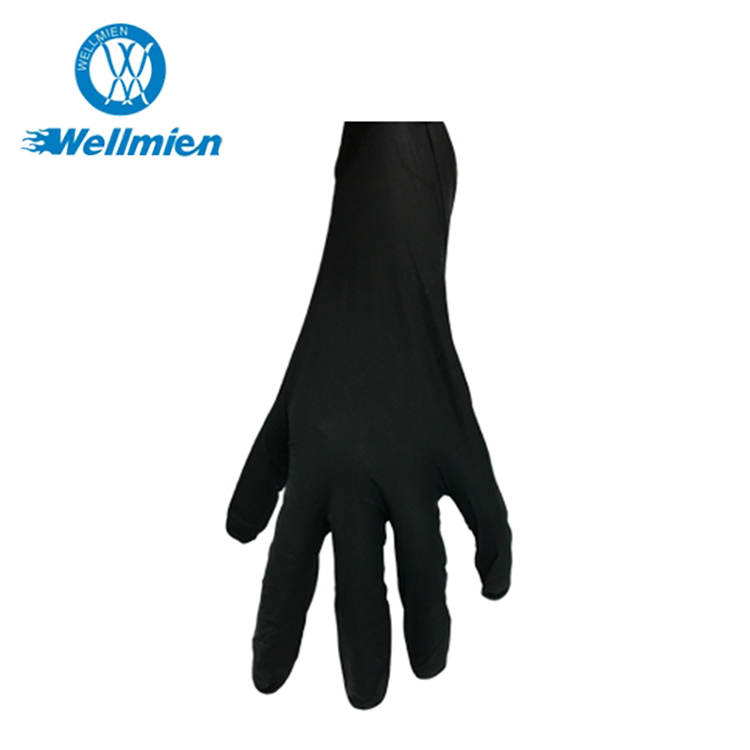 Titanfine Stock in USA Factory Price 3.5g Blue Latex-Free Powder Free Disposable Examination Exam Nitrile Gloves