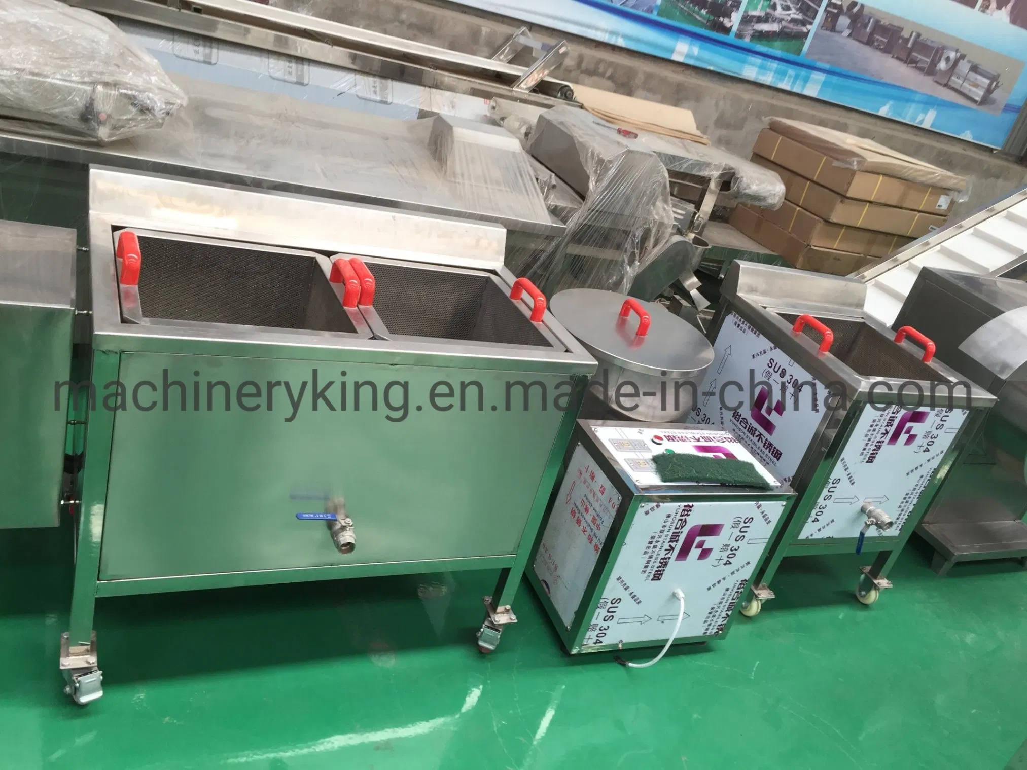 Commercial Stainless Steel Continuous Gas Deep Fryer