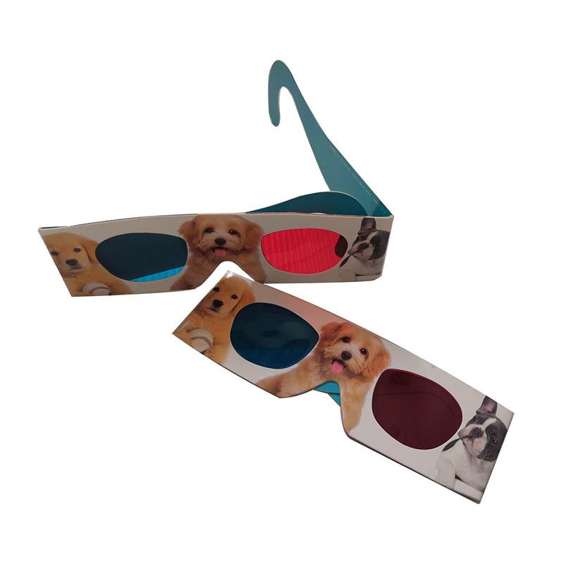 Custom Logo 3D Glasses Diffraction Customized Paper Glasses for Party
