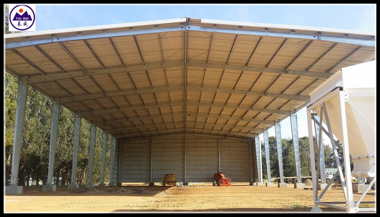Prefabricated Light Steel Structure Shopping Center Building (TW659J)