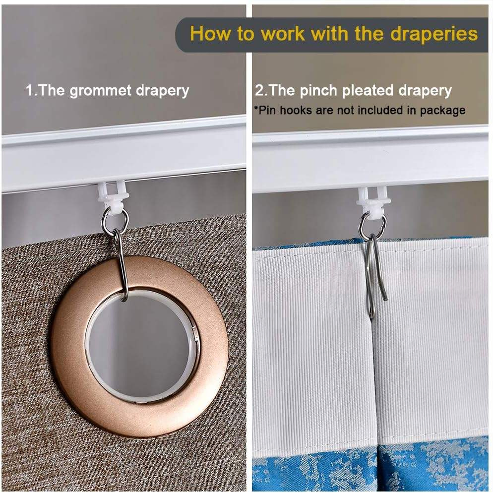 New Product Tracks Profile Track Modern Bendable Curtain Rails Aluminium Art Deco