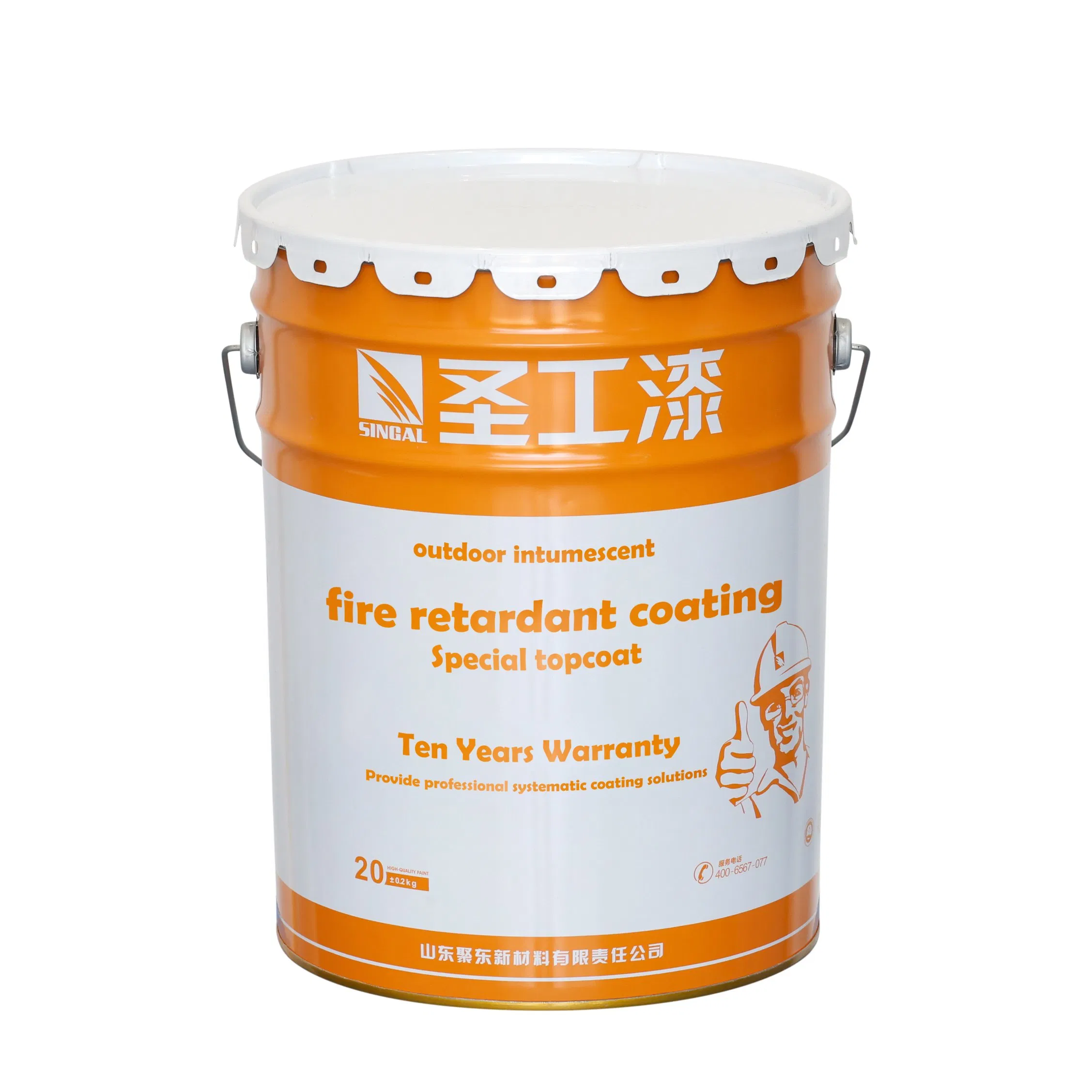 Wp-1A Outdoor Intumenscent Fireproof Coating Special Topcoat