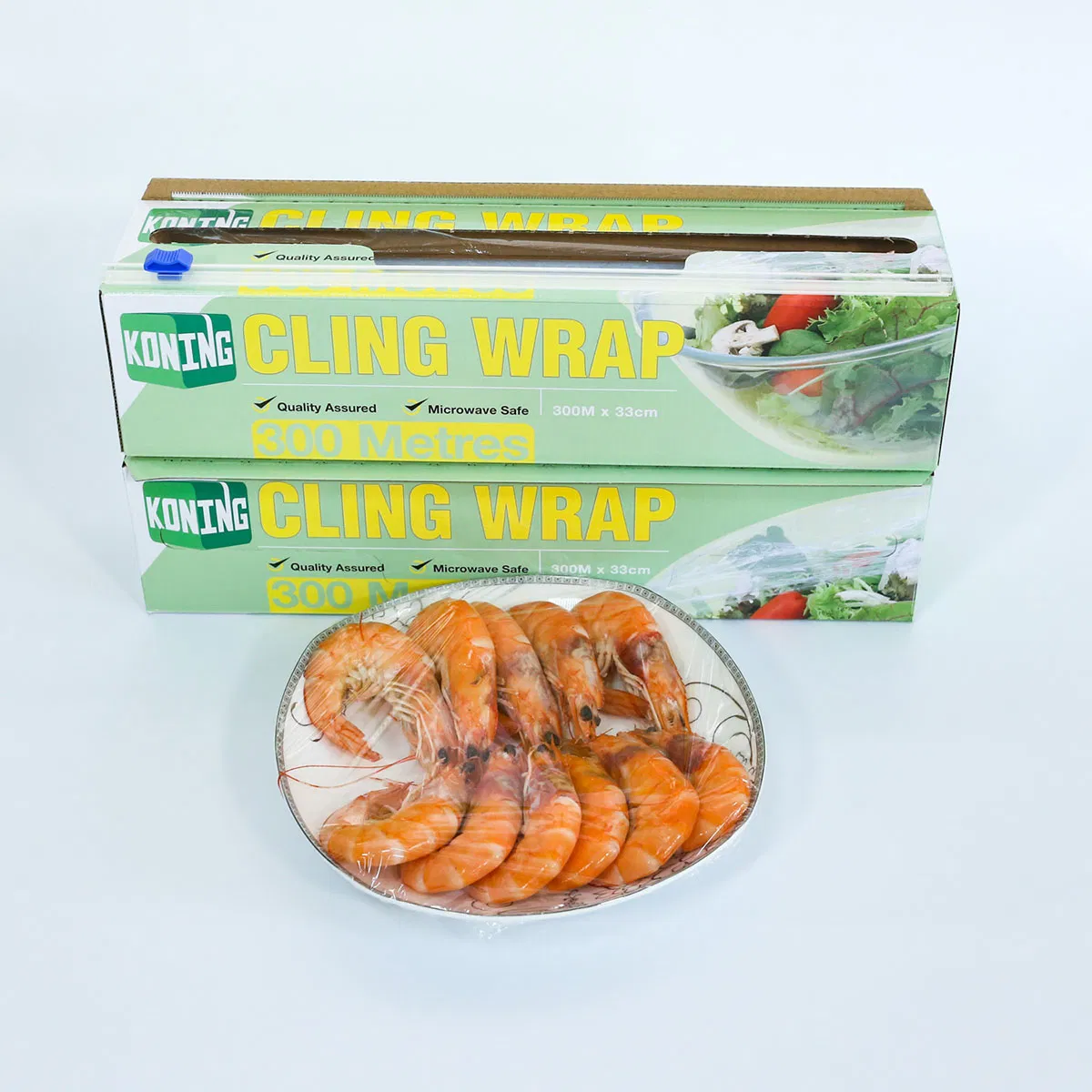 Wholesale OEM Food Packing Stretch PVC Food Cling Wrap Film Food Grade Jumbo Roll