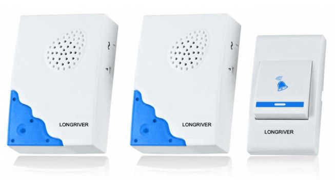 Wireless Remote Control Doorbell Chime with Flashing Light