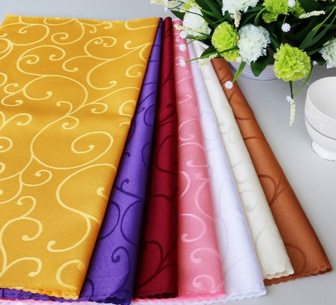 2024 New Multi-Color Jacquard Polyester Cloth Wiping Cup for Dry Napkin