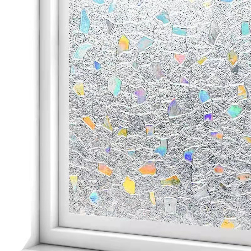 Anti UV Stained Static Cling Glass Window Privacy Film for Window Sticker Bathroom Decals