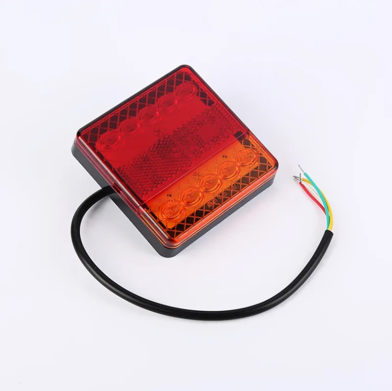 Rectangular LED Combination Tail Lamp for Truck Trailers