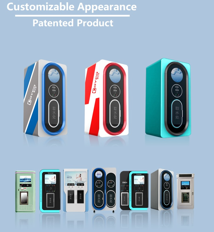 ATM Customized 5 Gallon Coin Card Operated Water Dispenser Commercial Water and Ice Vending Machine