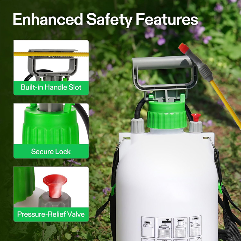 Efficient Lockable Trigger Handle Pressure Sprayer for Agricultural Spraying